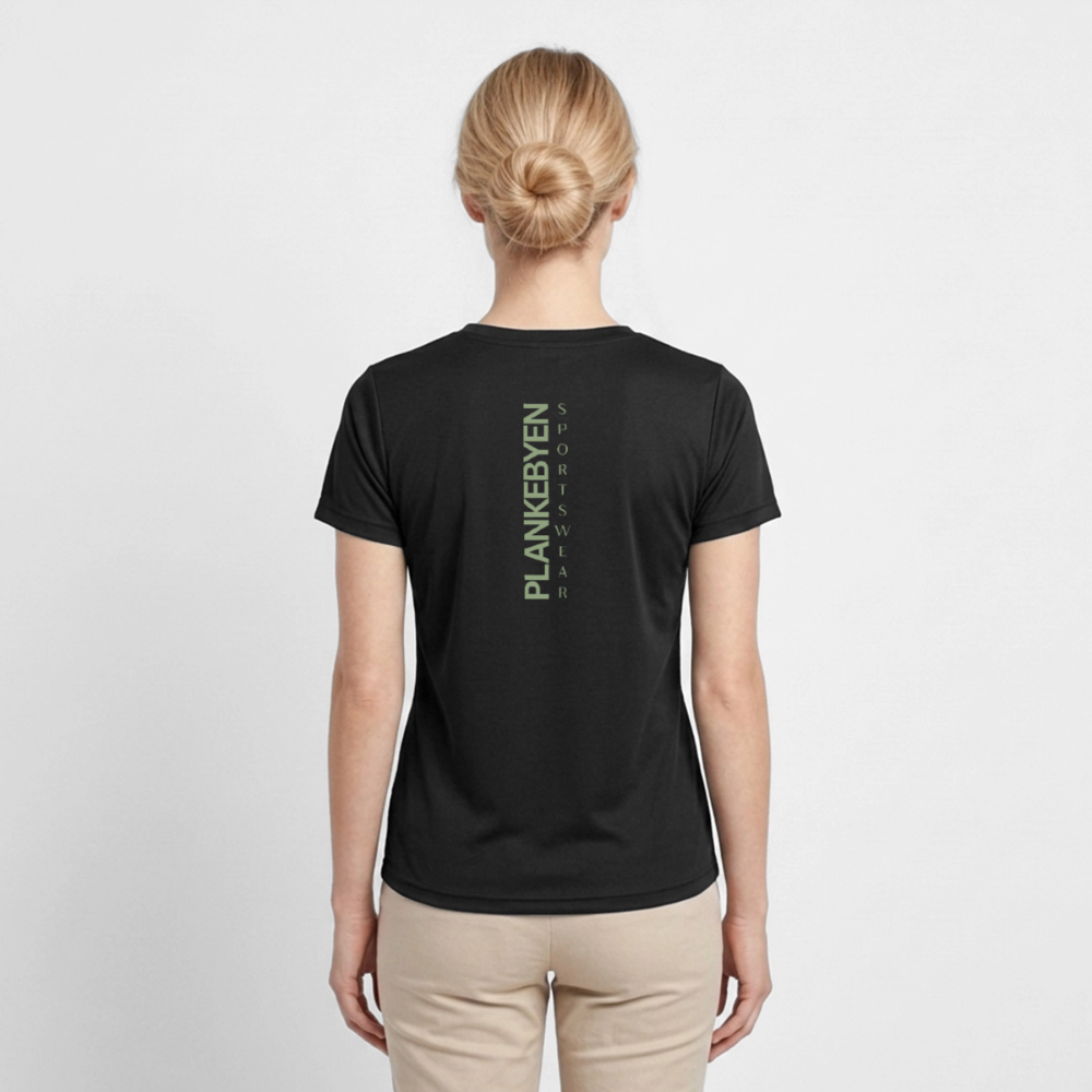 Plankebyen  - Sport T-skjorte Dame - black