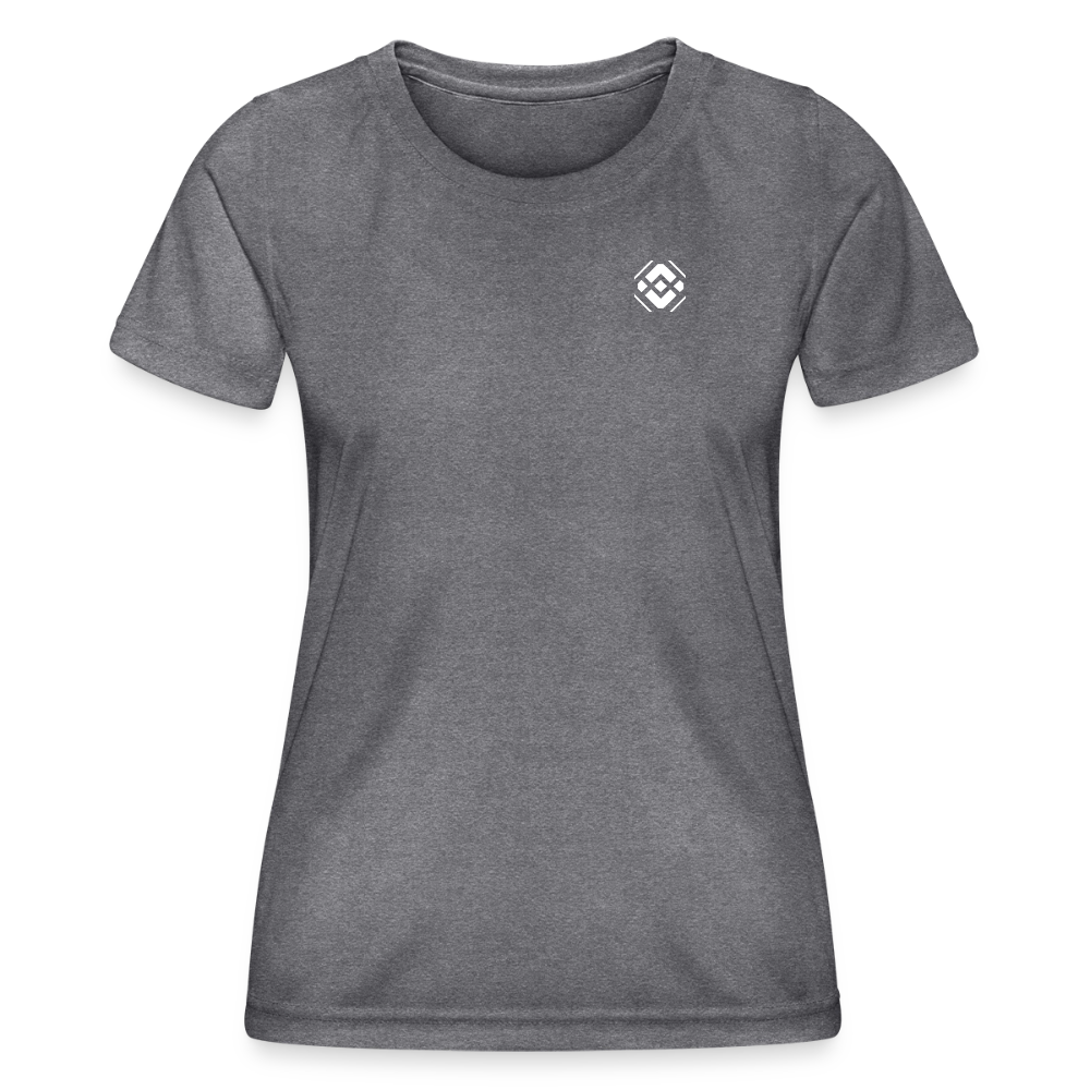 Plankebyen - Sport T-skjorte Dame - dark melange 
